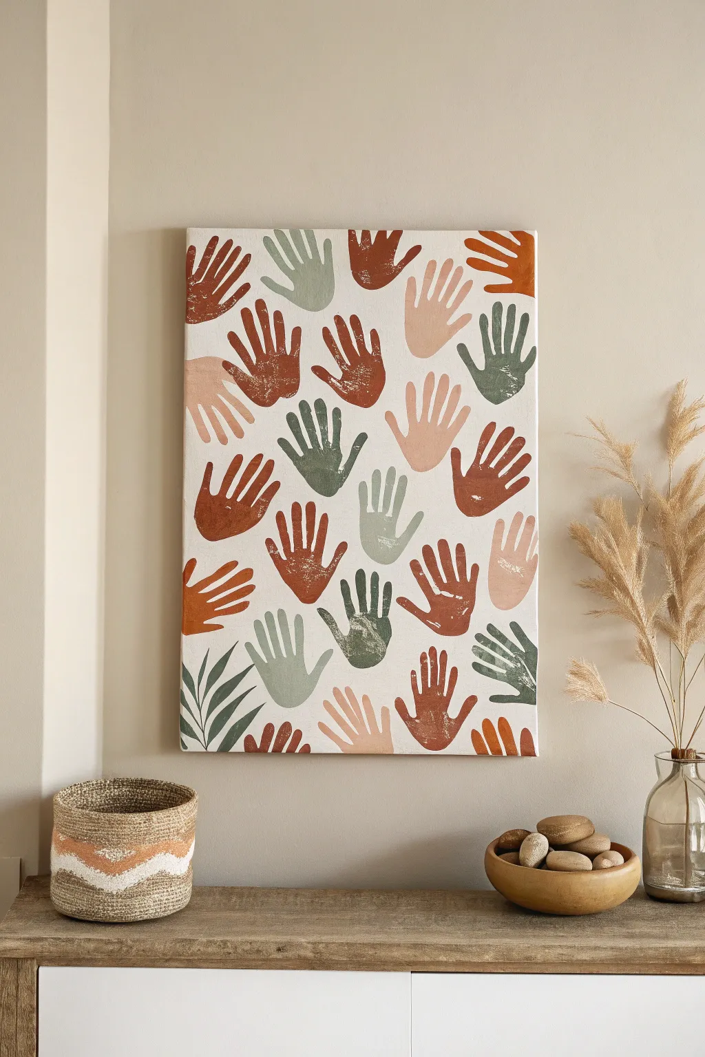 Embrace the beauty of chaos with abstract hand-painted art.