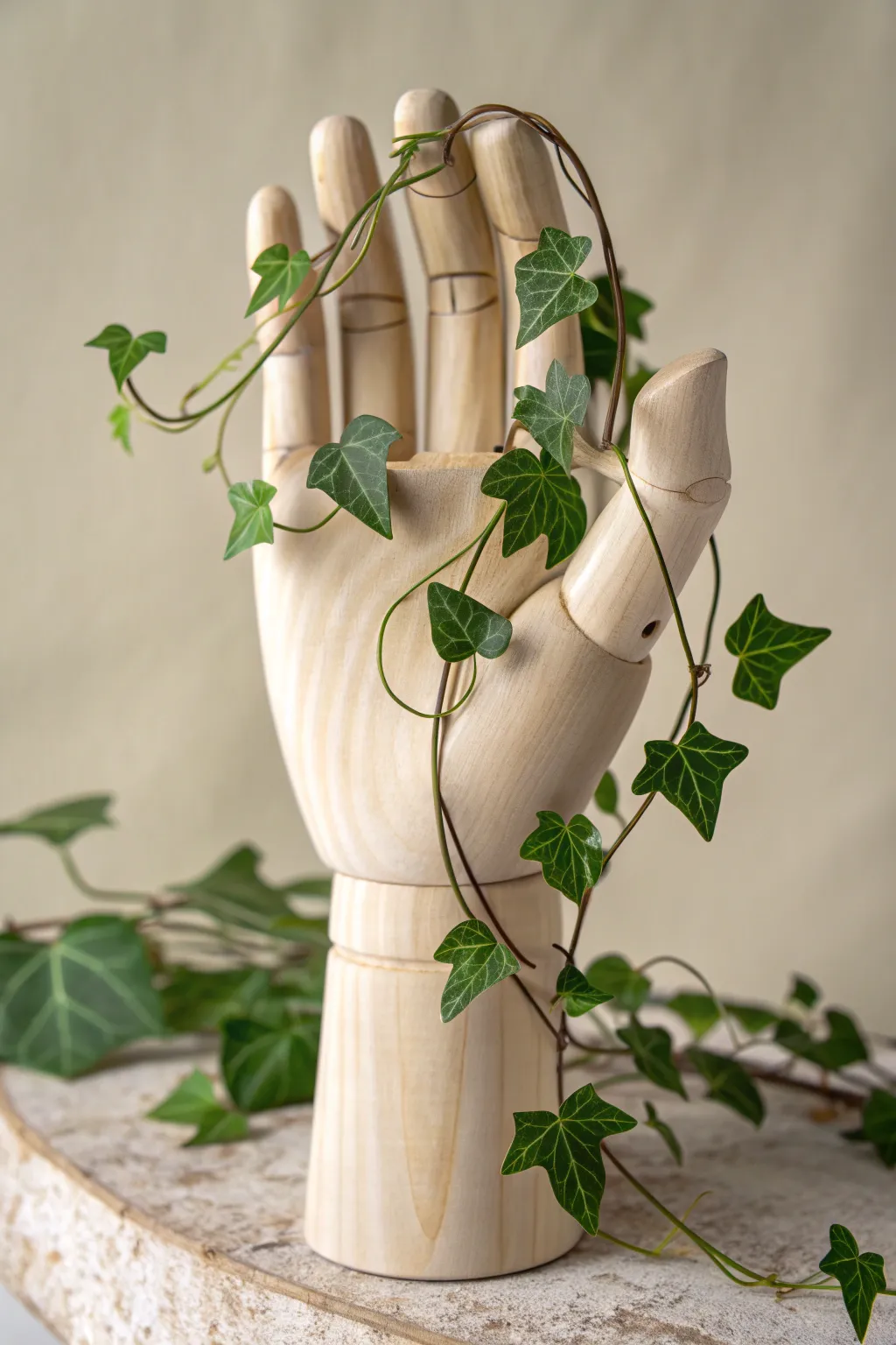 Embrace nature's elegance with this stunning hand sculpture, where art meets the beauty of the natural world.
