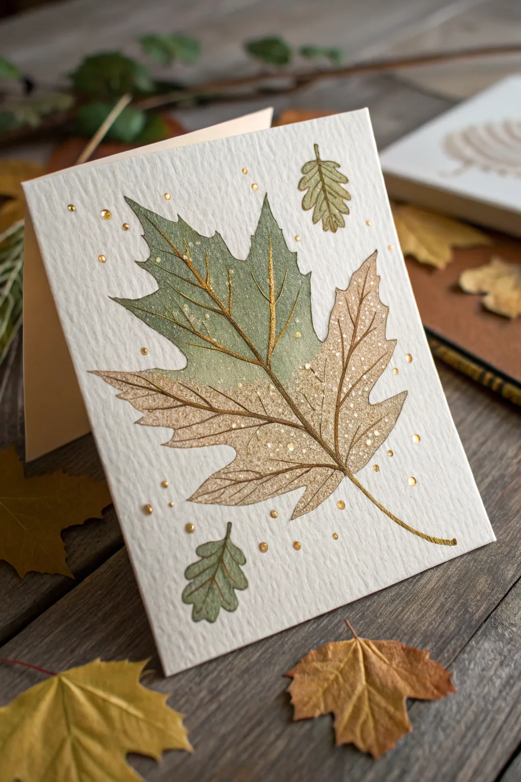 Embrace the wisdom of nature with handcrafted leaf prints, each unique and beautiful like the stories of our grandparents.