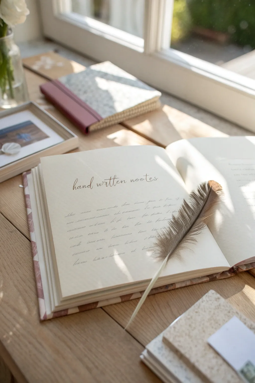 Capture your memories with a personal touch: handwrite your stories.