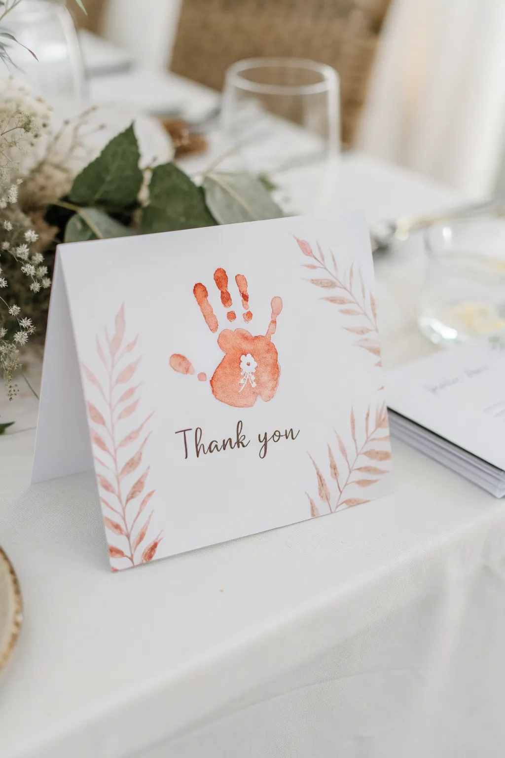 Express your gratitude with a touch of artistry and warmth. 🍑 #ThankYou #MinimalistDesign