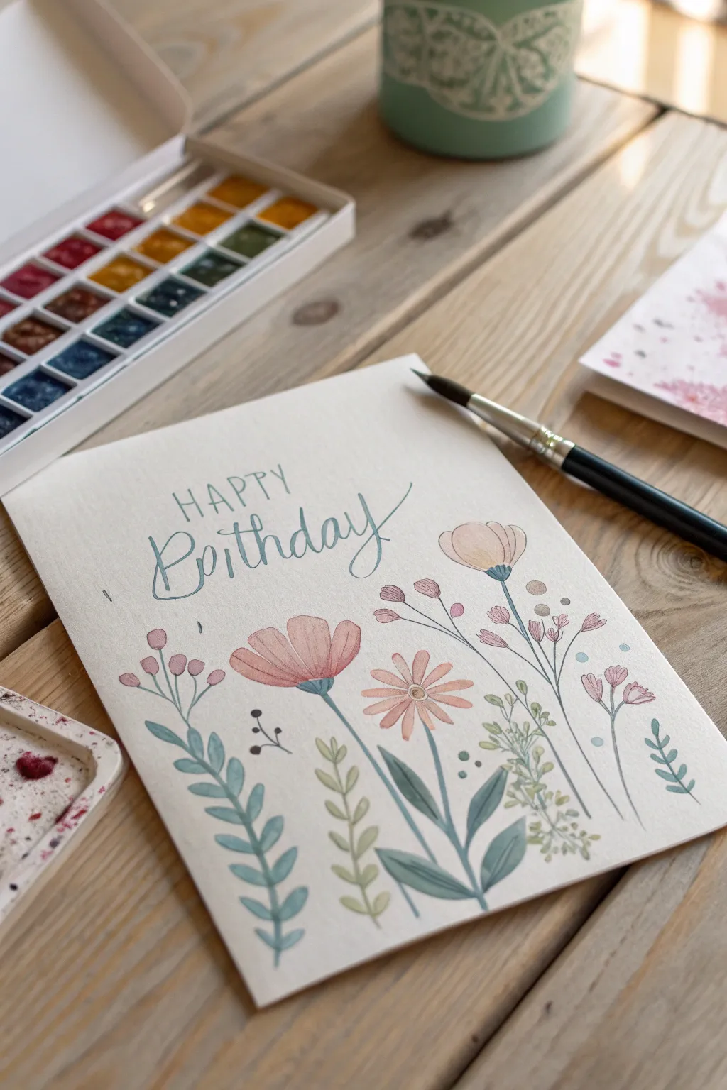Celebrate creativity with a handmade card that speaks from the heart. 🎨✨