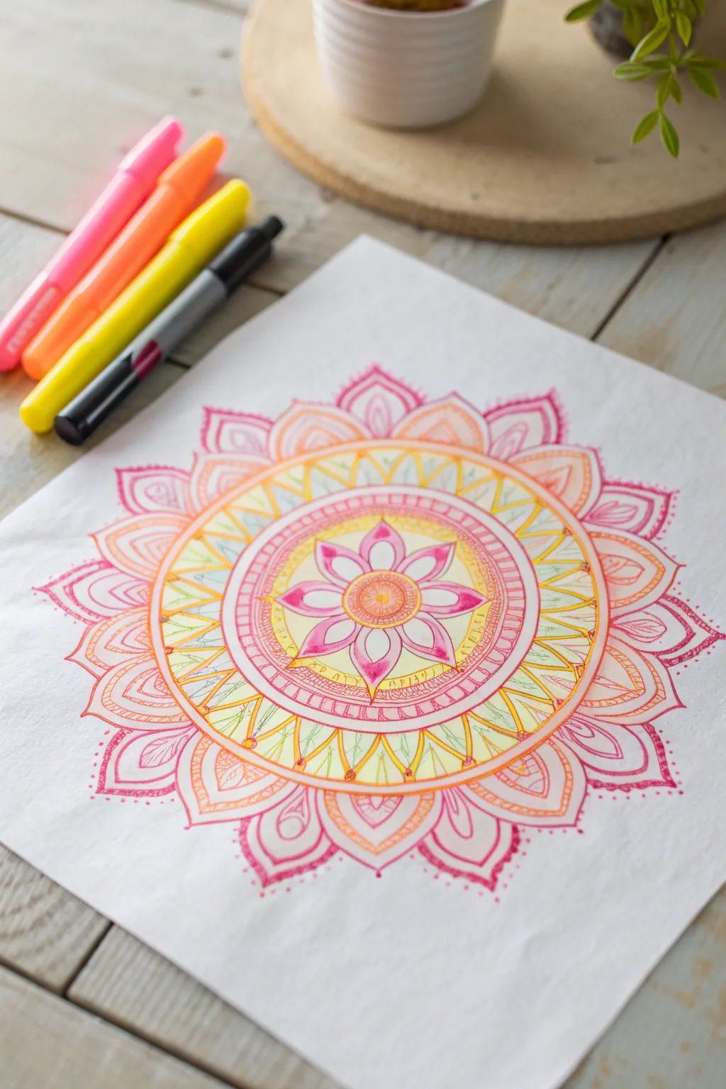Illuminate your creativity with vibrant mandalas - a blend of peace and color.