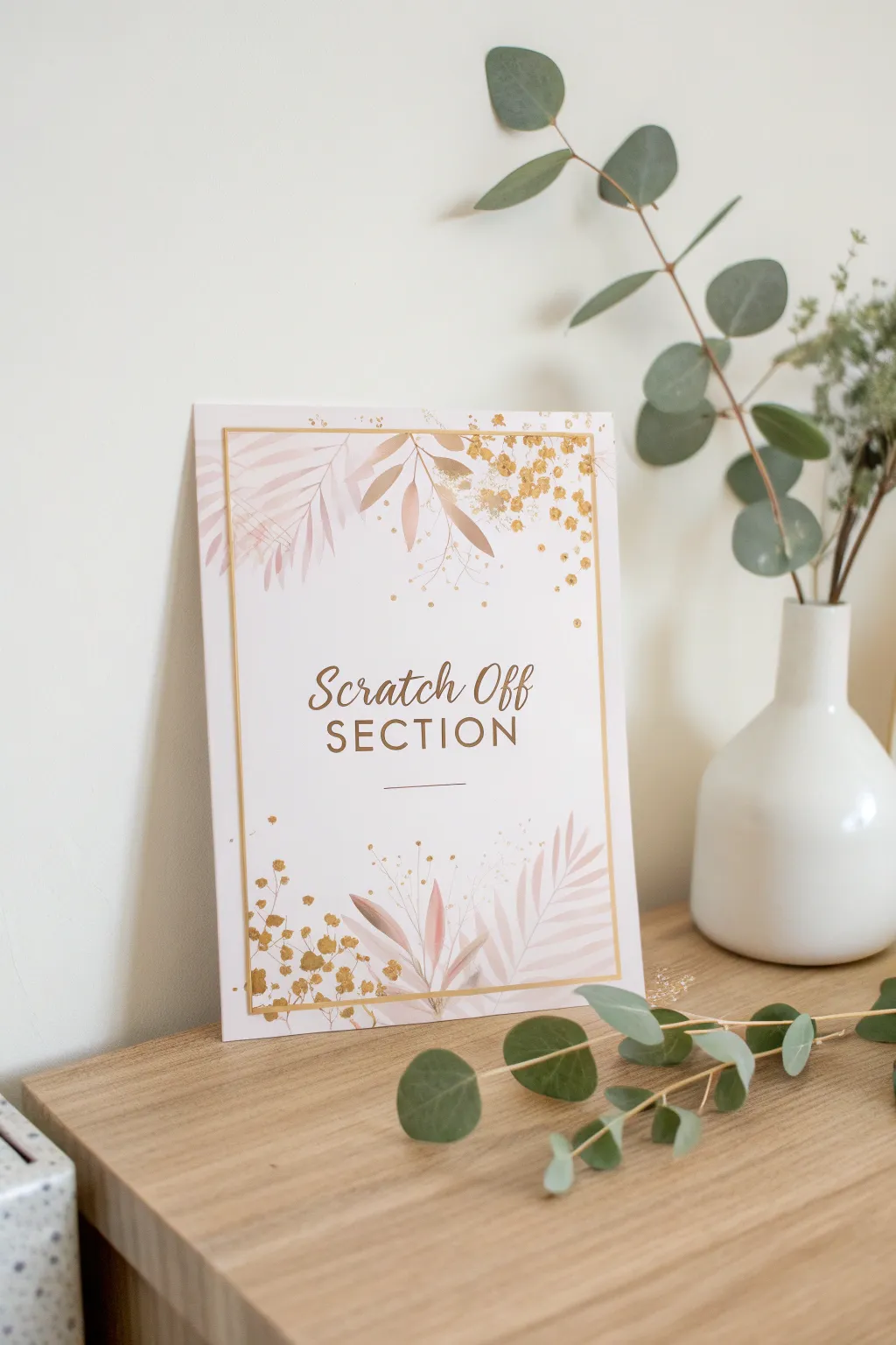 Uncover the surprise! A minimalist poster with a playful twist, perfect for sharing memorable moments with friends. #HocoIdeas #InteractiveDesign