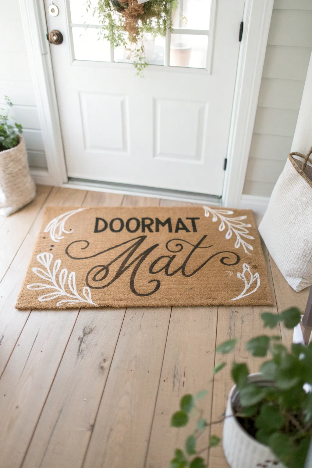 Welcome your guests with a touch of personalized charm and minimalist elegance. 🌿✨