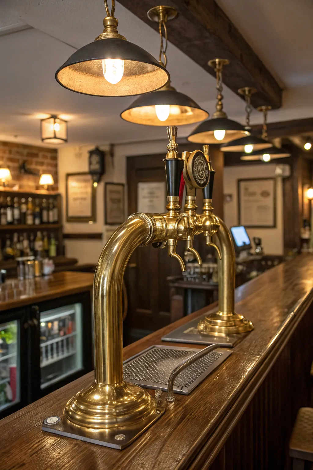 Brass and metal accents add a touch of elegance and tradition.