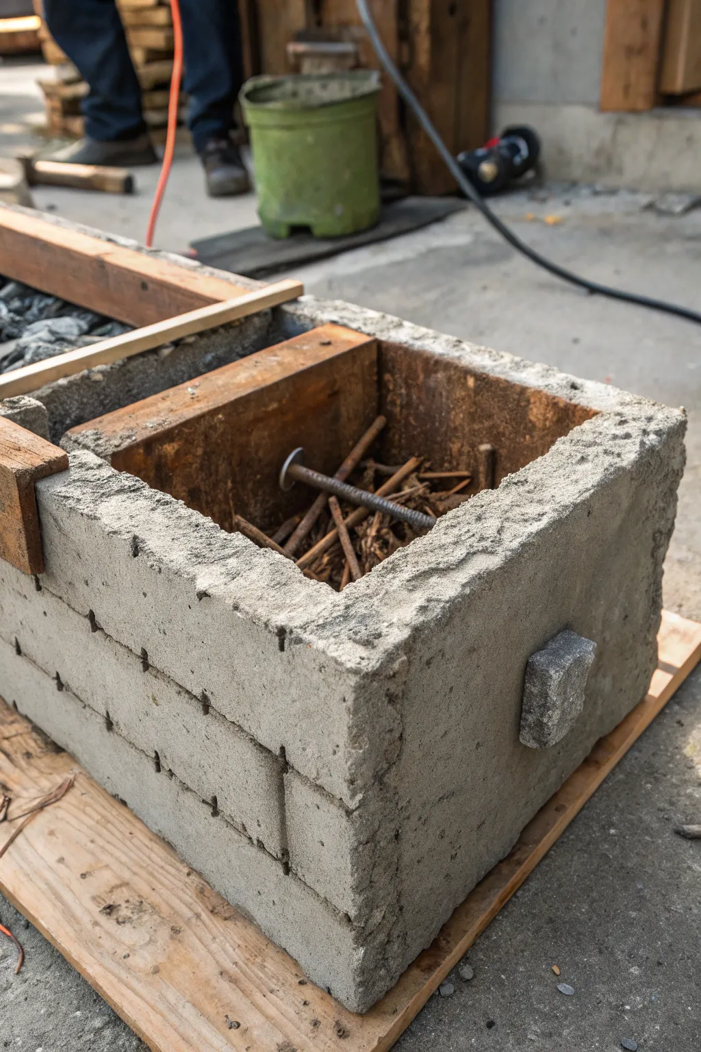 Craftsmanship meets utility: Transforming scrap into strength with this DIY ballast box.
