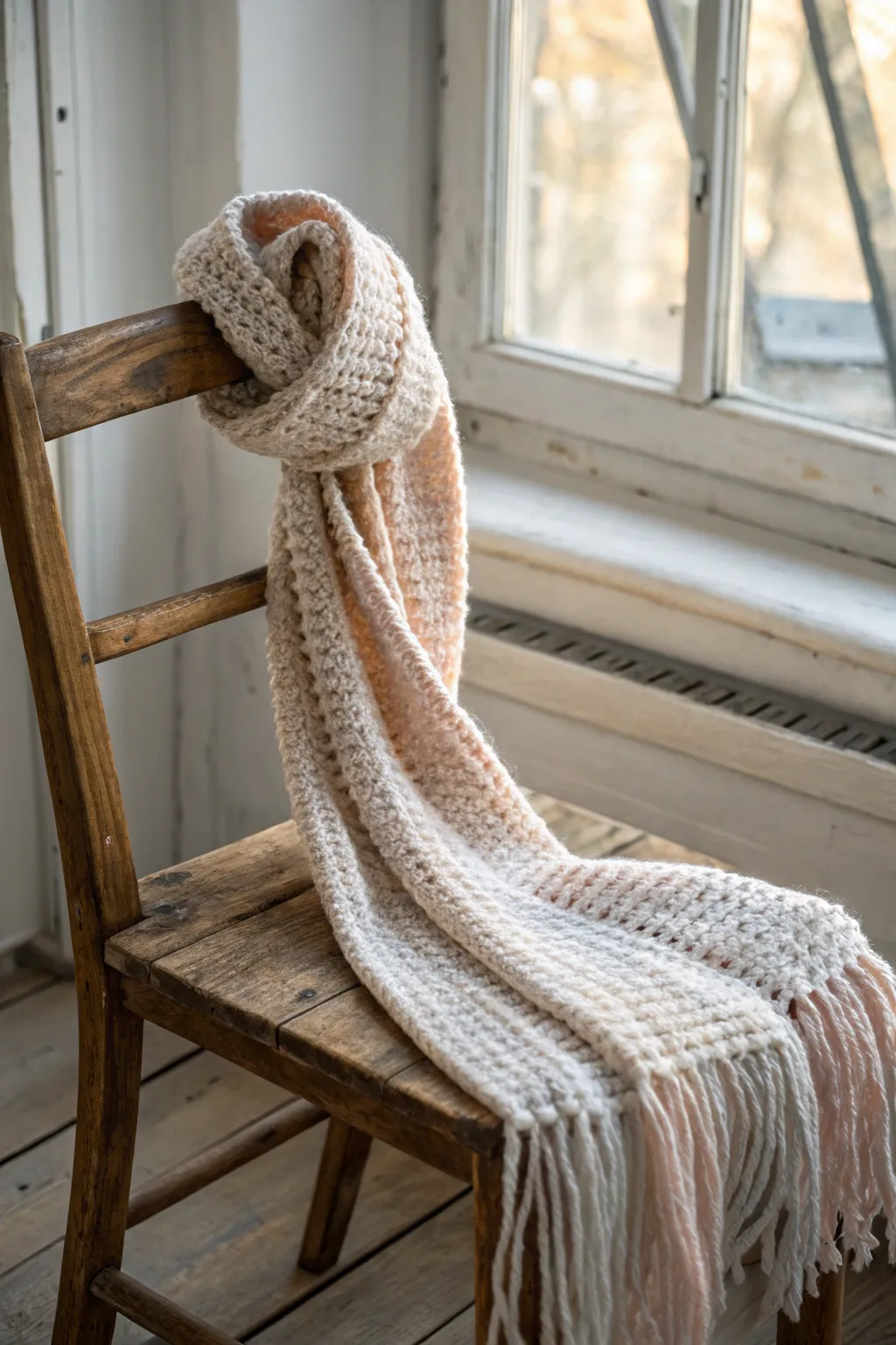 Wrap your grandparents in warmth and love with a handmade scarf that speaks of simplicity and elegance.