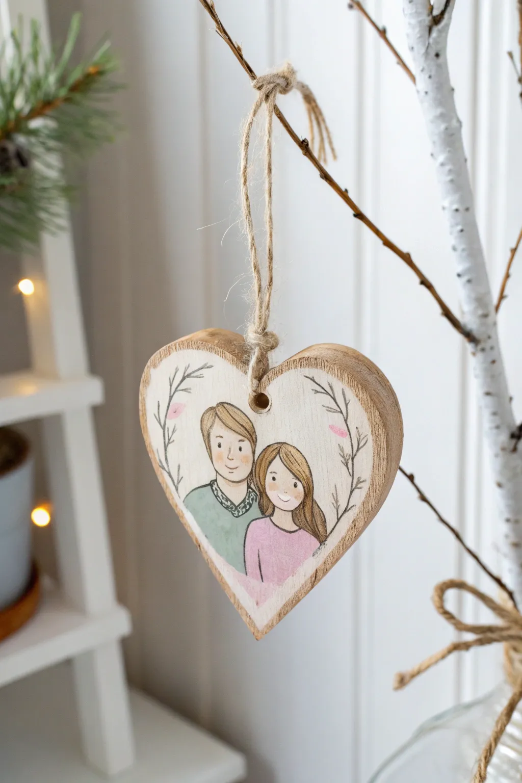 Capture the warmth of family memories with personalized Christmas ornaments, blending simplicity and artistry.