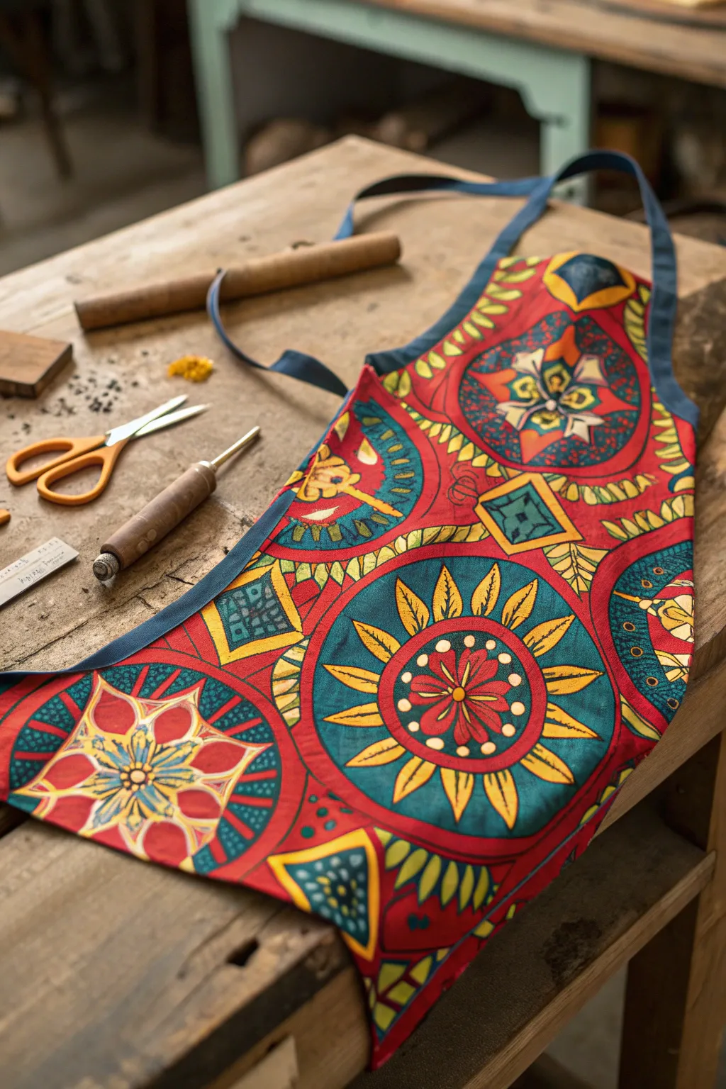 Brighten up his day with a splash of color! Discover the joy of a handcrafted Father's Day apron.