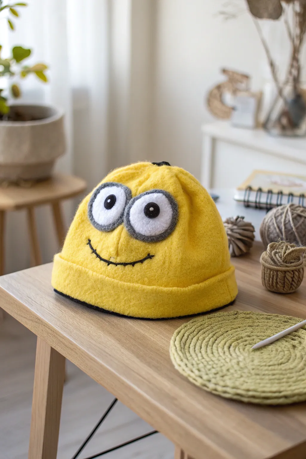 Add a whimsical twist to your style with this delightful DIY Minion hat!