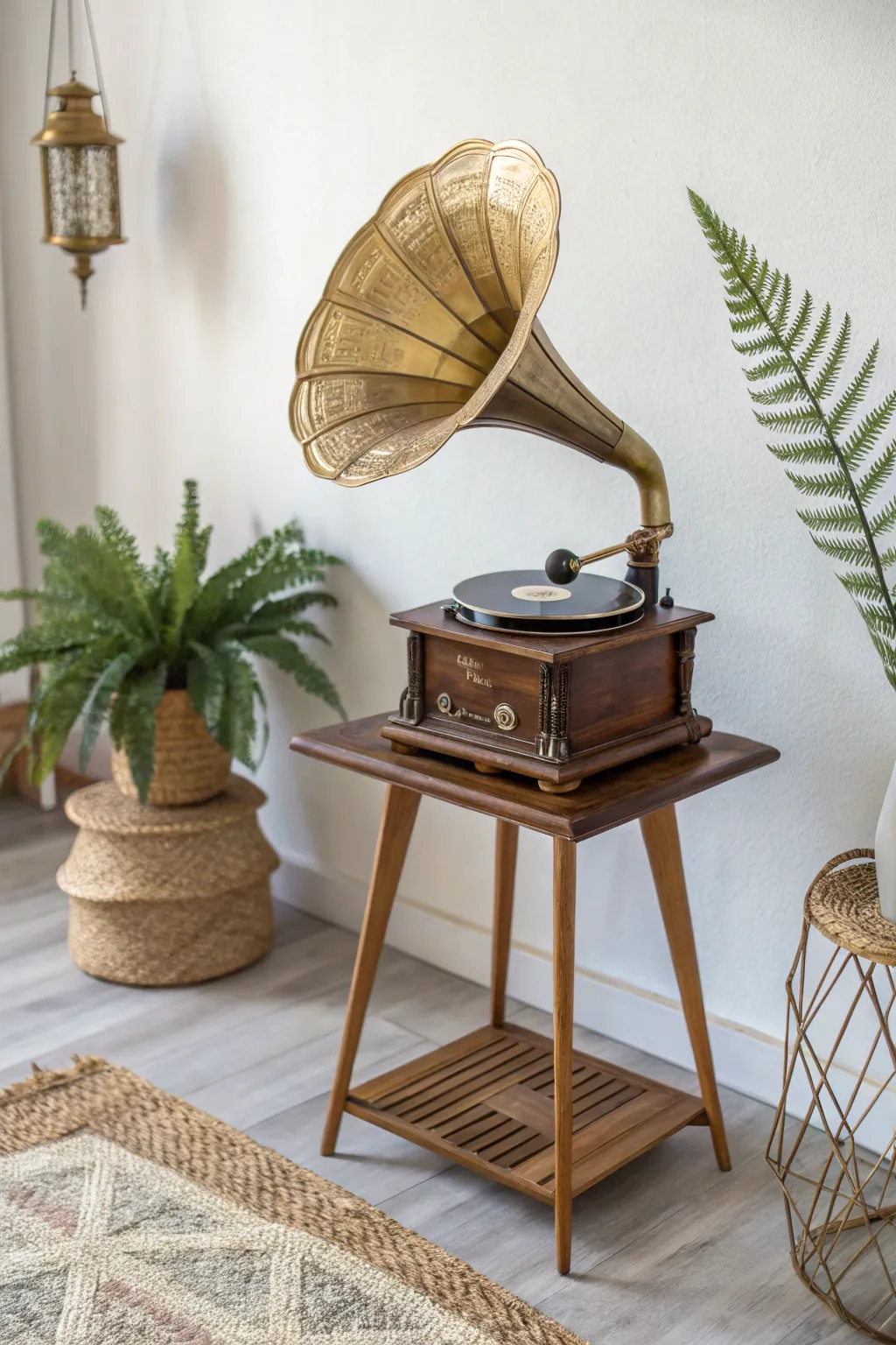 Echoes of Eerie: Let vintage charm set the tone with haunting melodies.