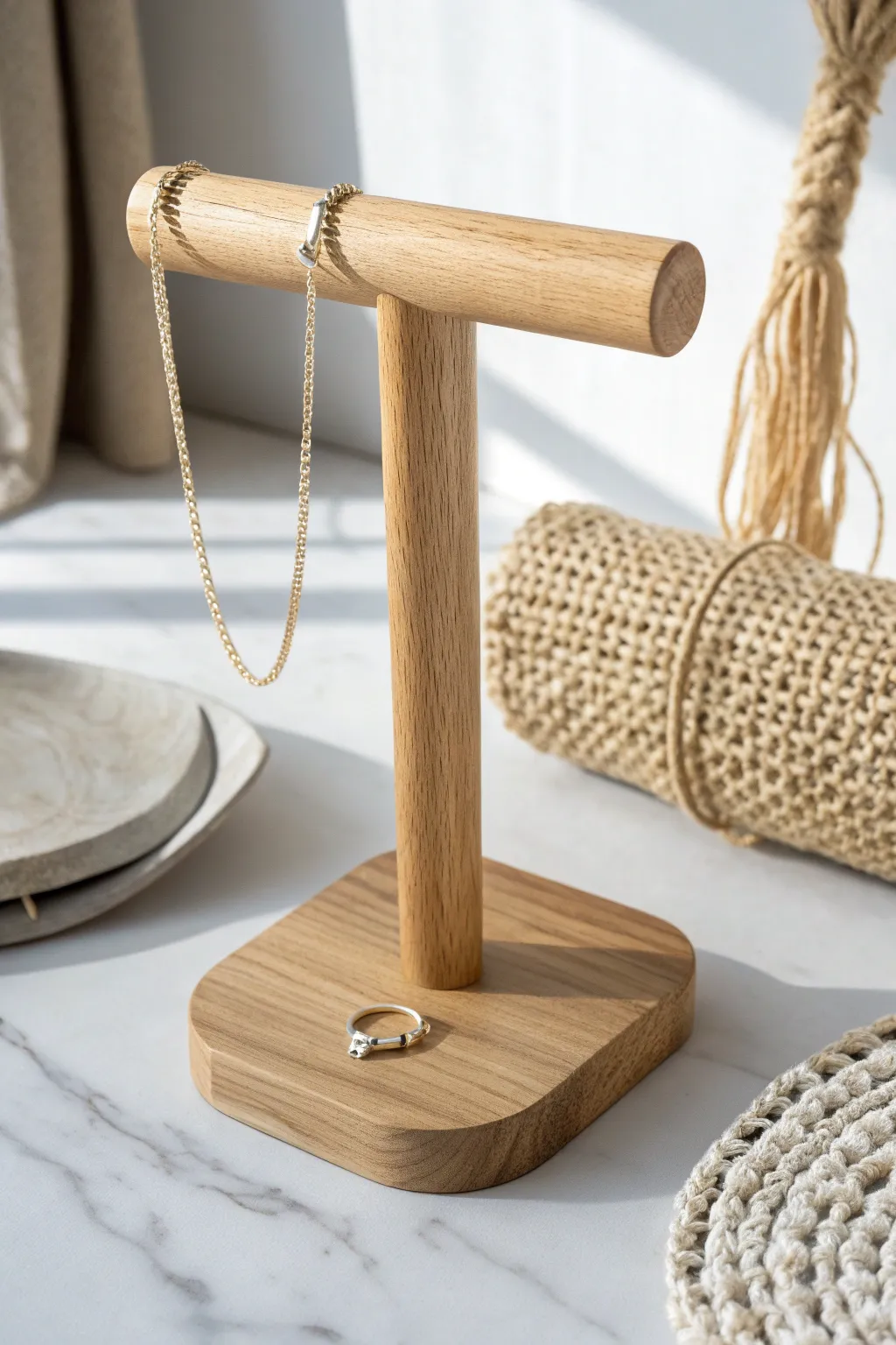 Elevate your jewelry display with a touch of minimalist elegance and boho charm.