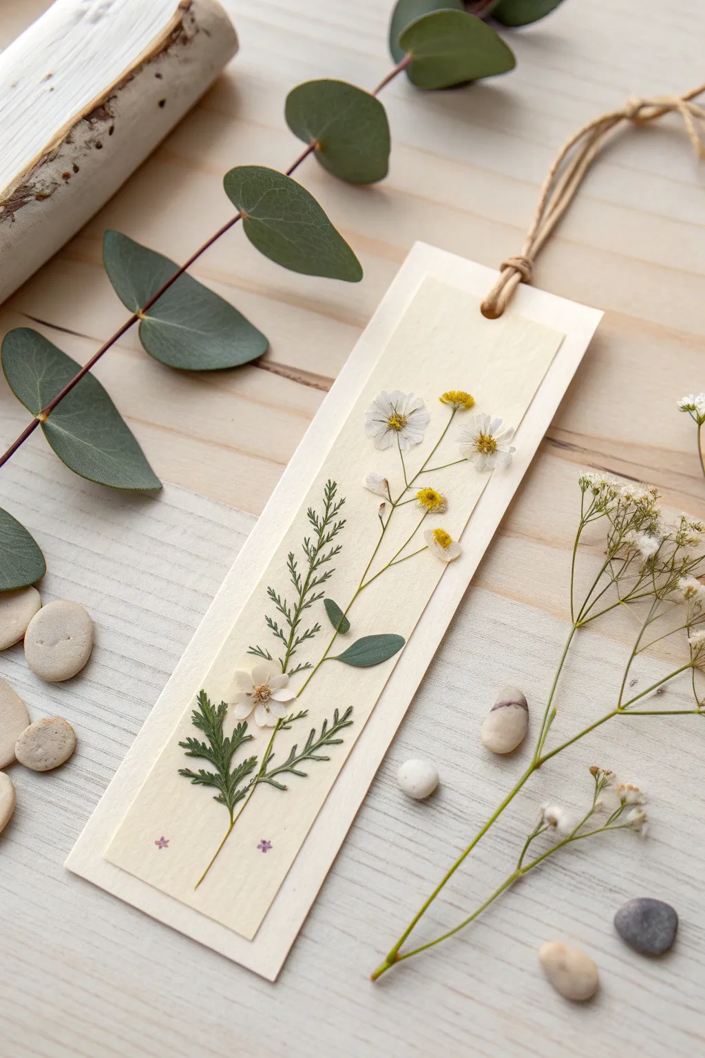 Bring nature into your reading nook with a handcrafted bookmark – a simple touch of elegance and serenity.