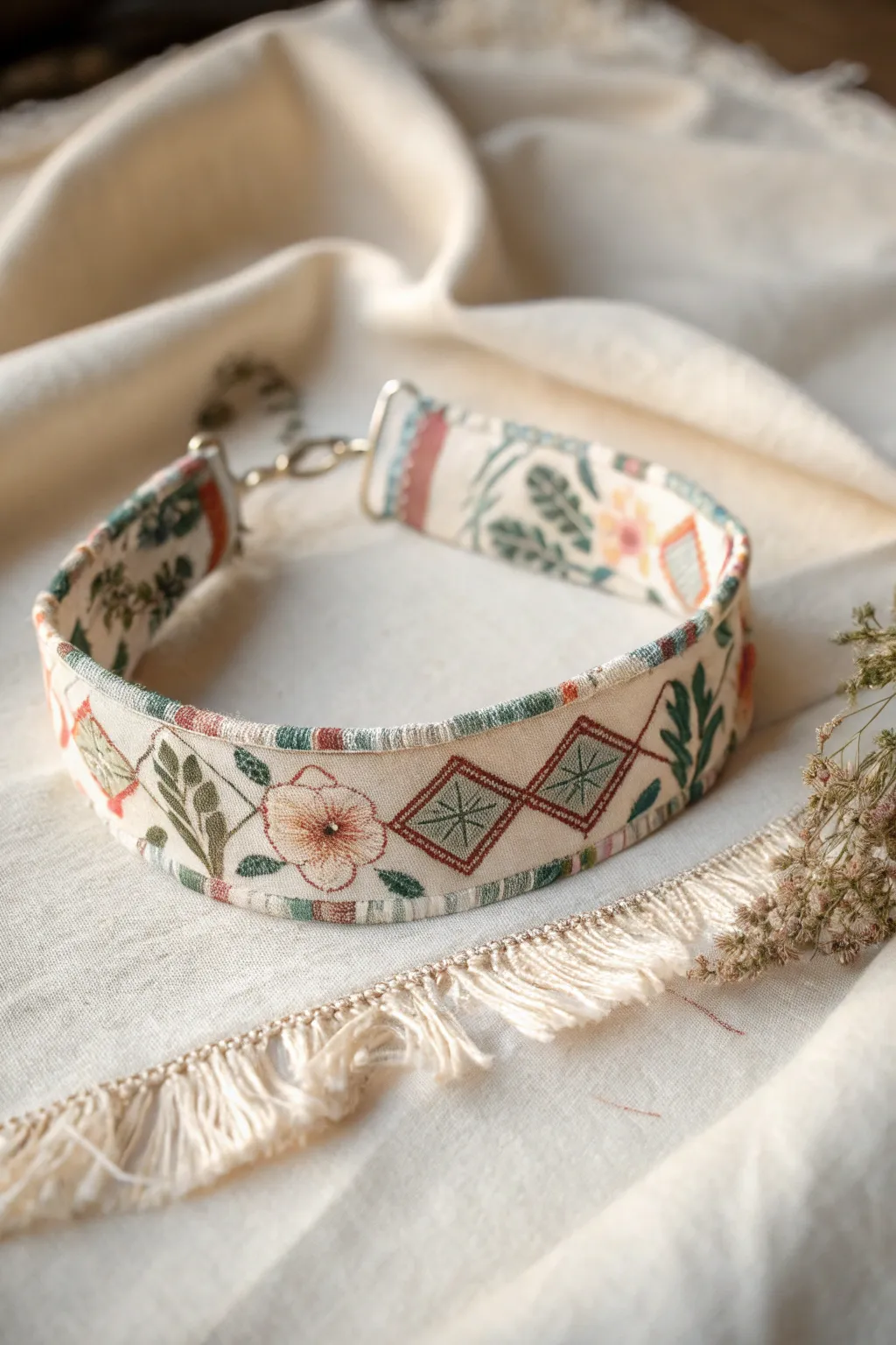 Elevate your style with a touch of handmade elegance: Discover the beauty of fabric chokers.
