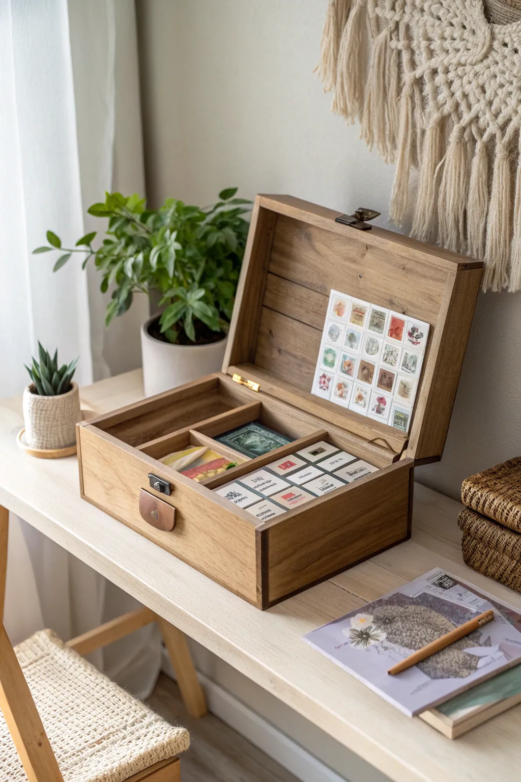 Transform Vintage into Vogue: Craft a Chic Sticker Holder from an Old Box!