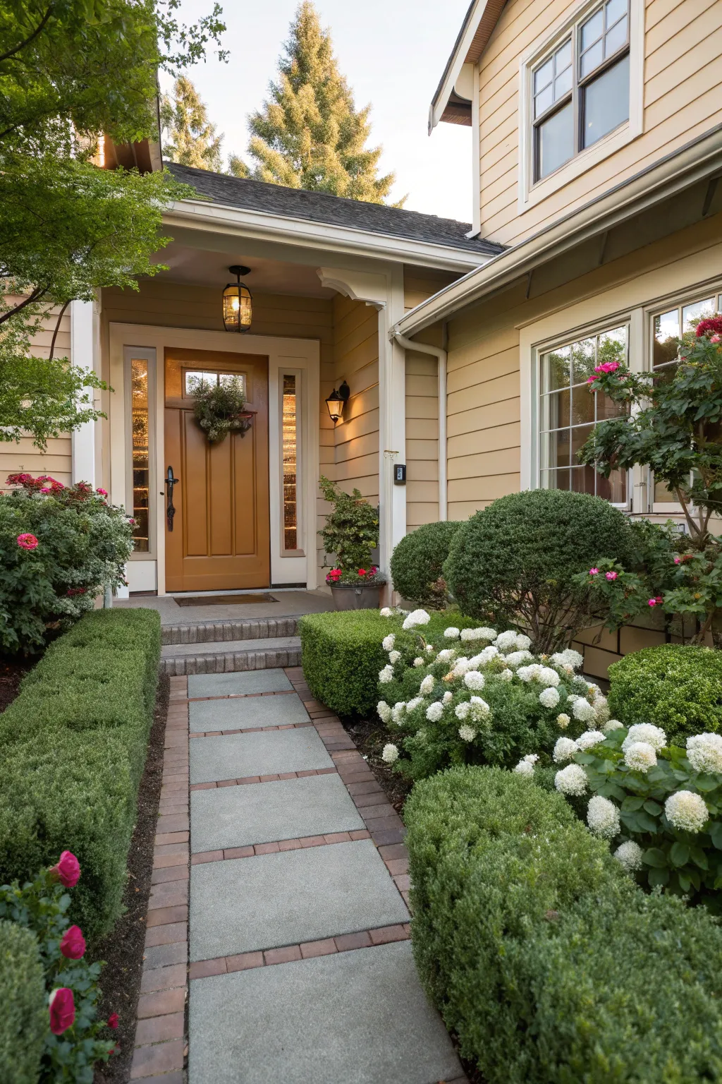 A private entrance ensures privacy and freedom of movement.