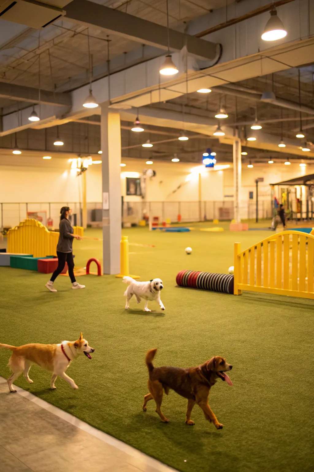 Bright and open spaces create a cheerful atmosphere in the park.