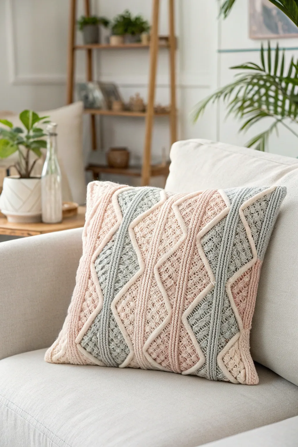 Transform your space with the charm of handcrafted textured pillow covers.