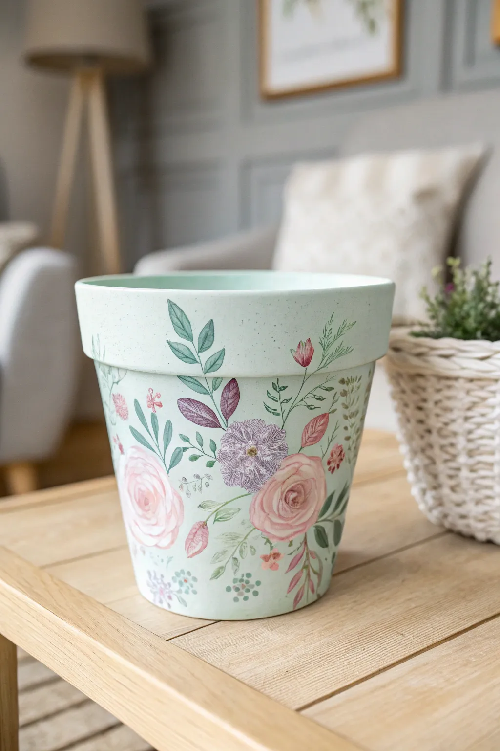 Add a splash of color to your home with hand-painted plant pots — where simplicity meets artistry.