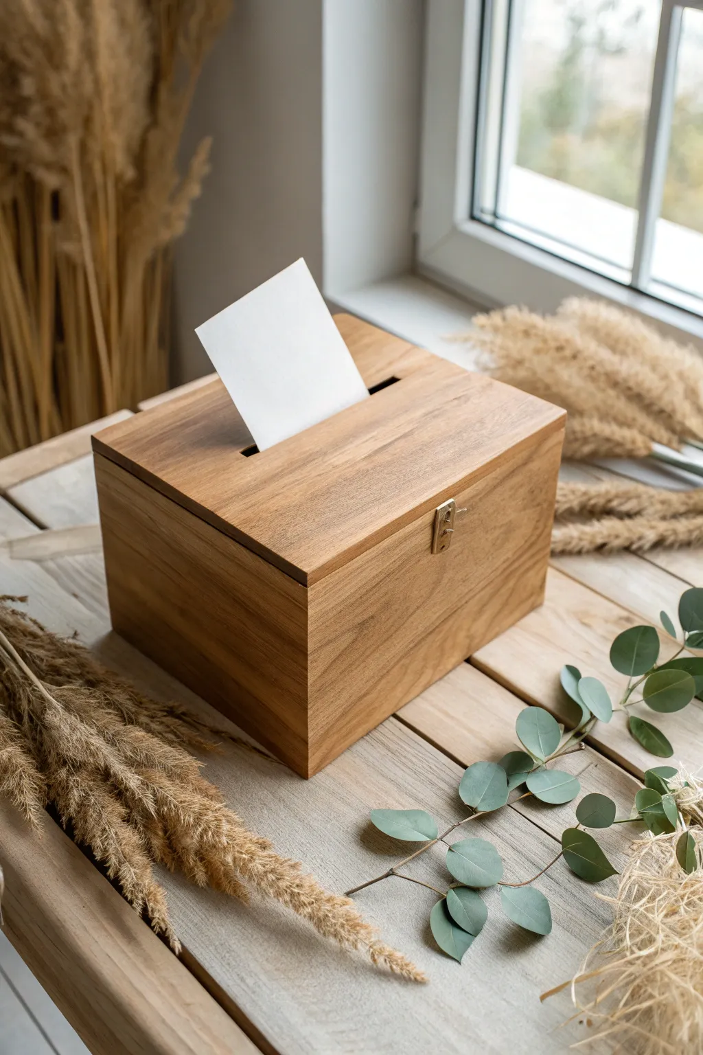 Effortless Elegance: A handmade Valentine box that combines beauty with functionality.