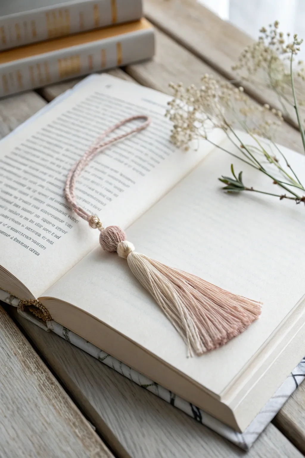 Elevate your reading experience with elegant tassel and ribbon bookmarks, where simplicity meets sophistication.