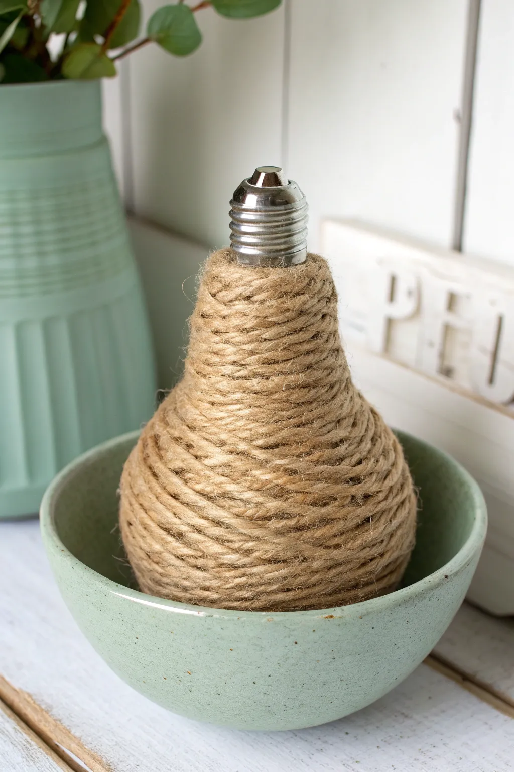 Elevate your decor with these charming twine-wrapped pear creations—perfectly simple, naturally beautiful.