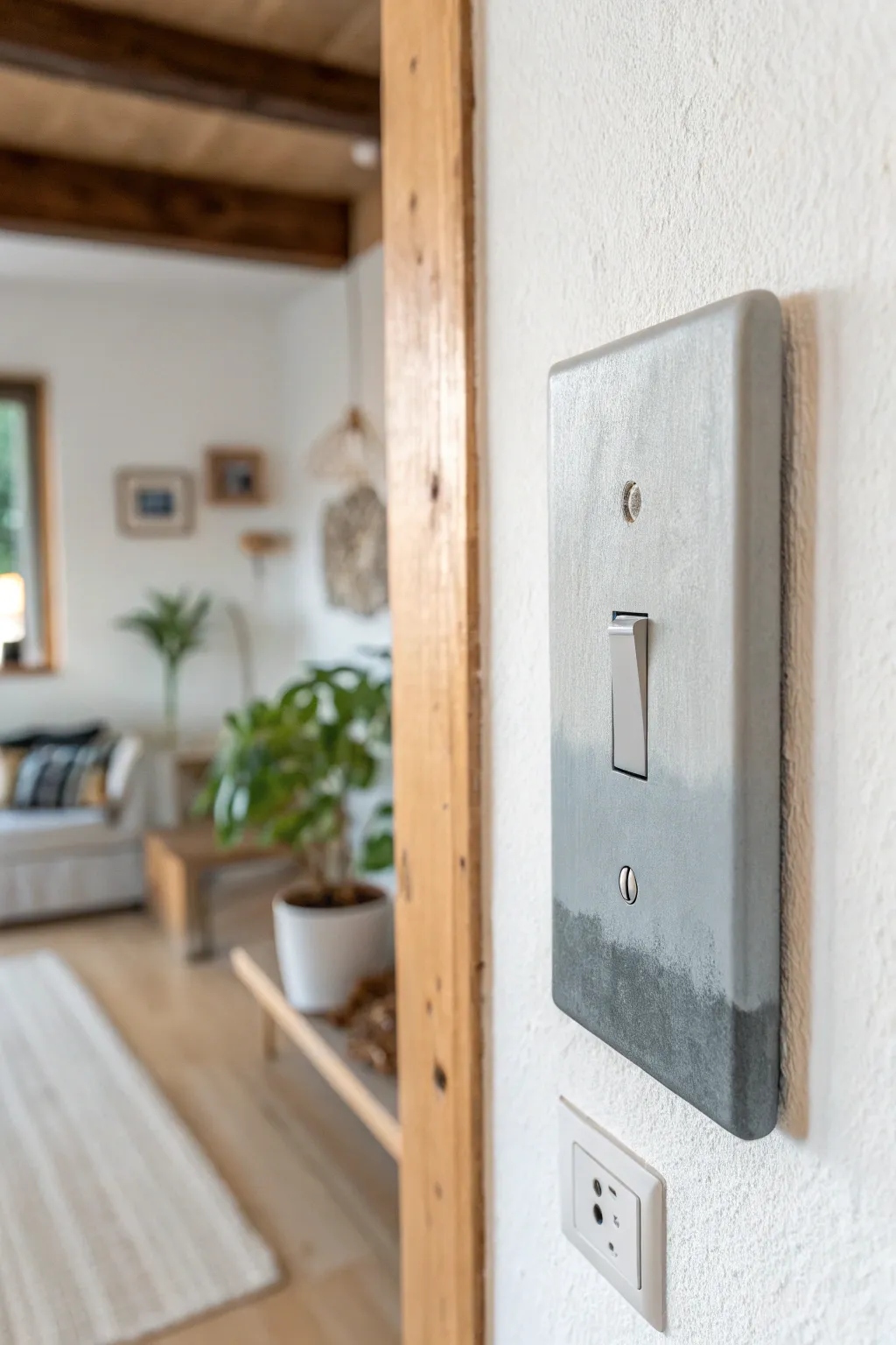 Transform your space with a minimalist monochrome touch—simple elegance in every switch.