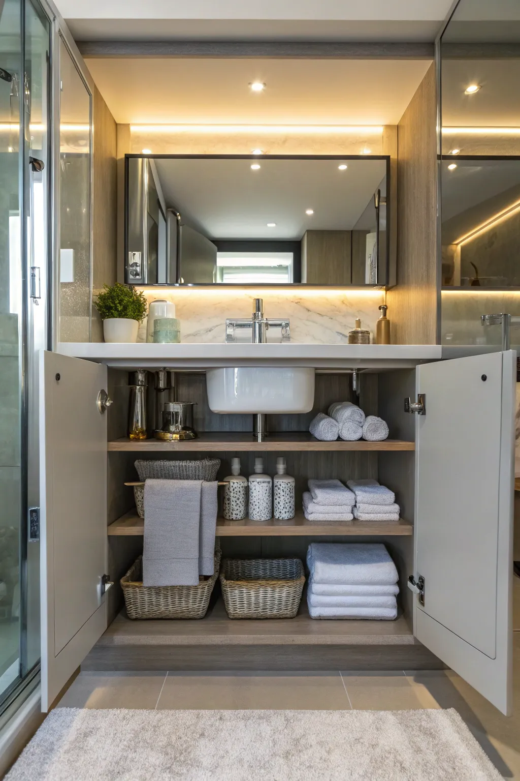 Reflective surfaces create a more inviting environment for your cat.