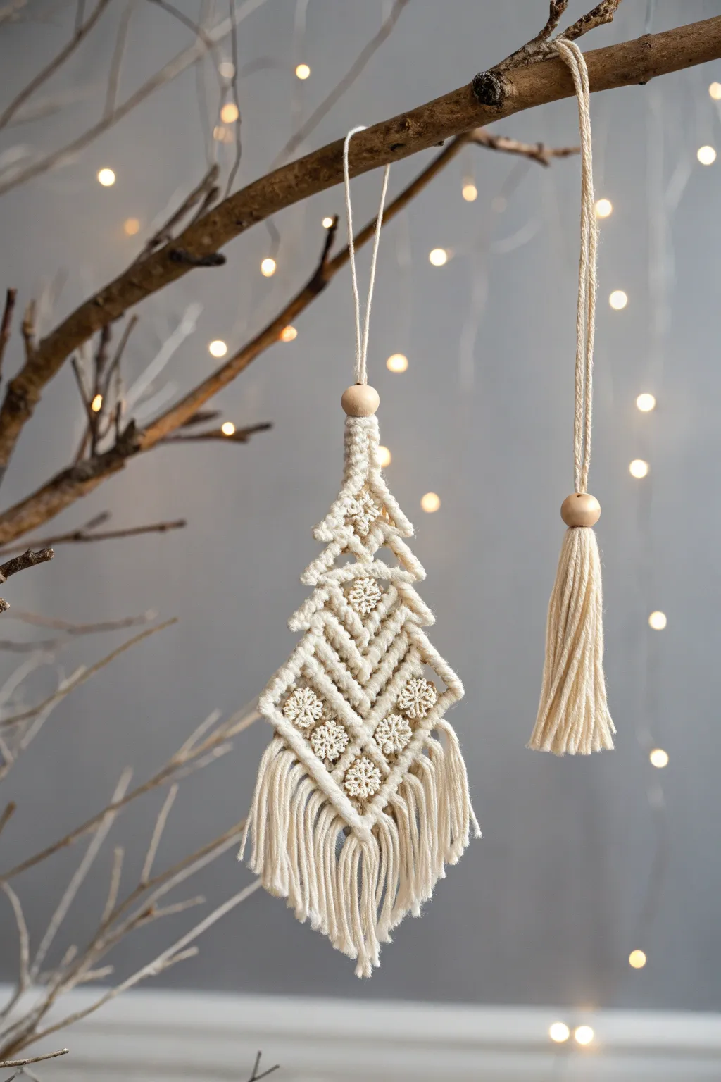 Embrace the art of macrame with DIY ornament kits — perfect for adding handcrafted charm to your holiday decor!