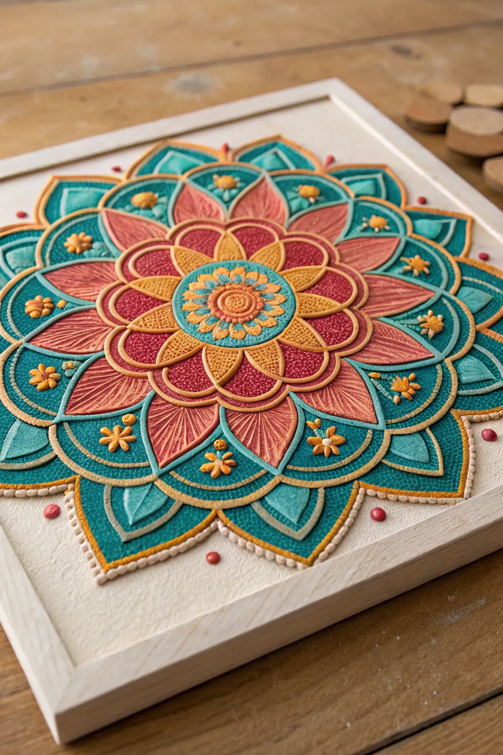 Discover the serene beauty of sand art mandalas—where simplicity meets vibrant creativity.