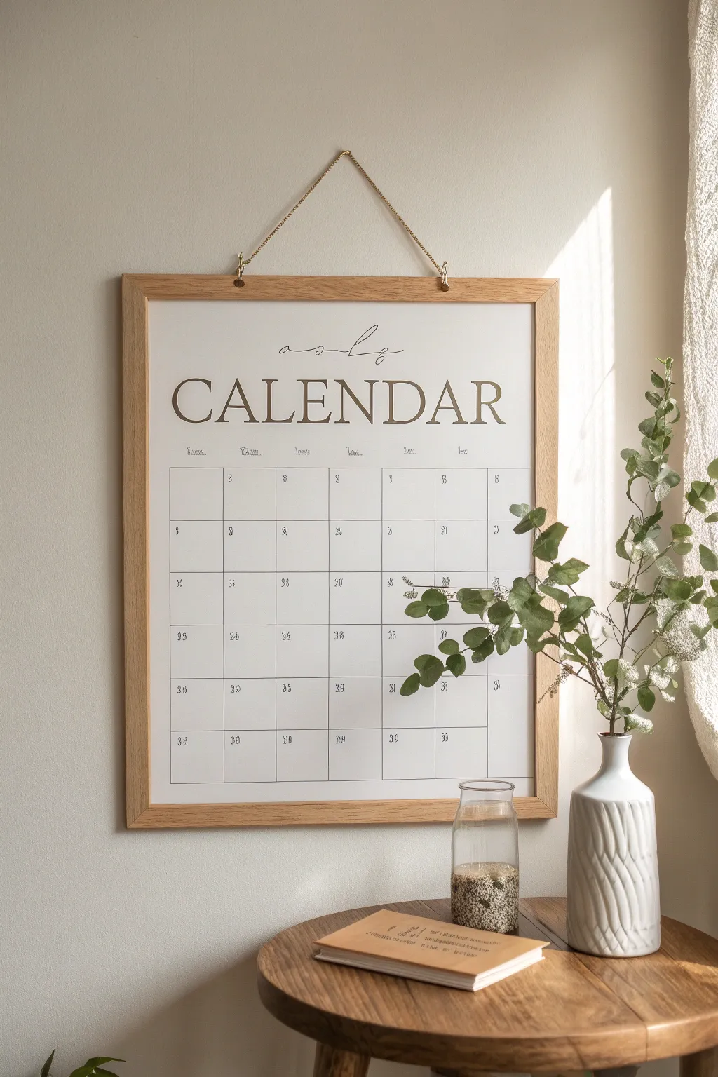 Elevate your planning with a minimalist whiteboard calendar—where simplicity meets function.
