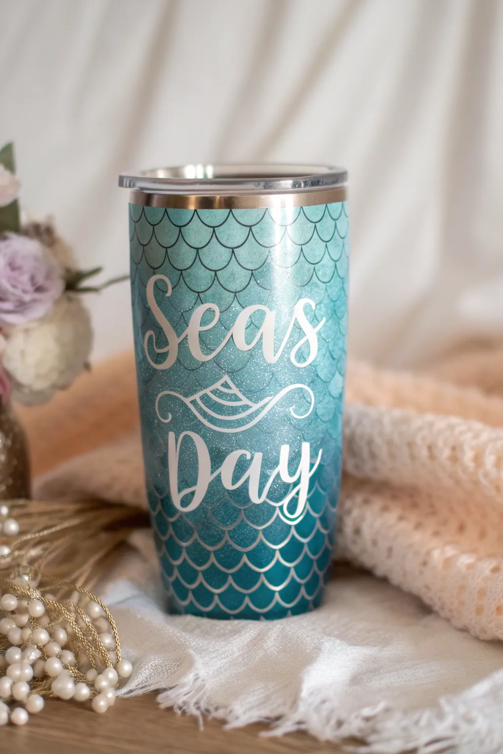 Embrace the magic of your day with a touch of mermaid-inspired whimsy. #SeasTheDay