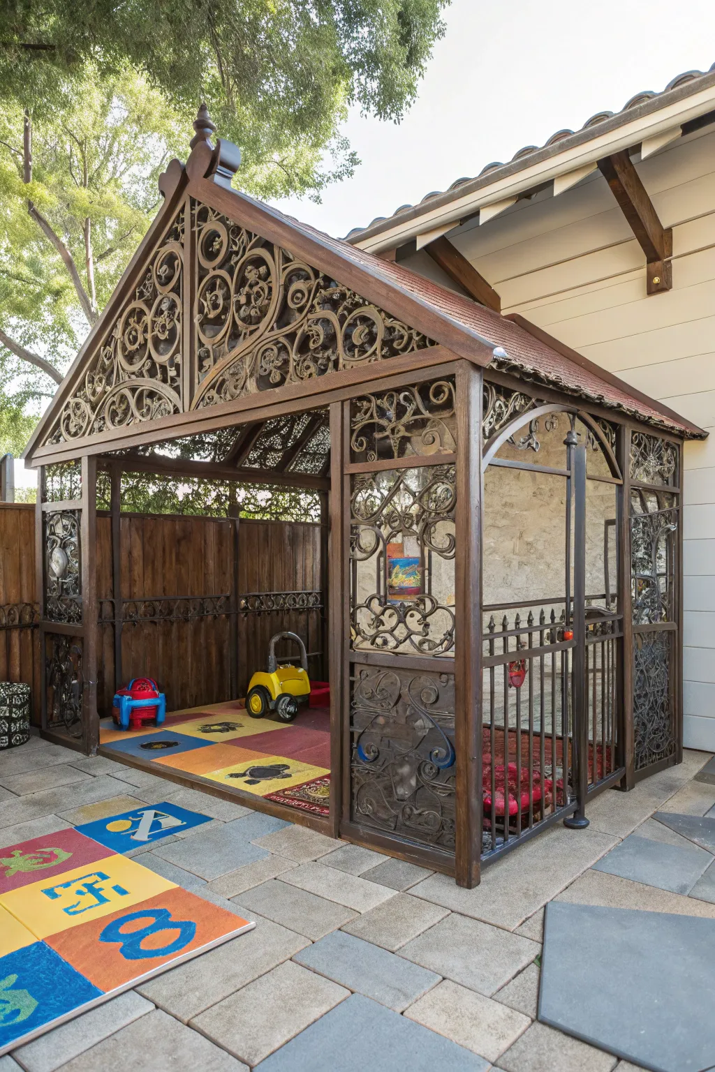 Transform your carport into a crafted wonderland for endless playtime adventures.