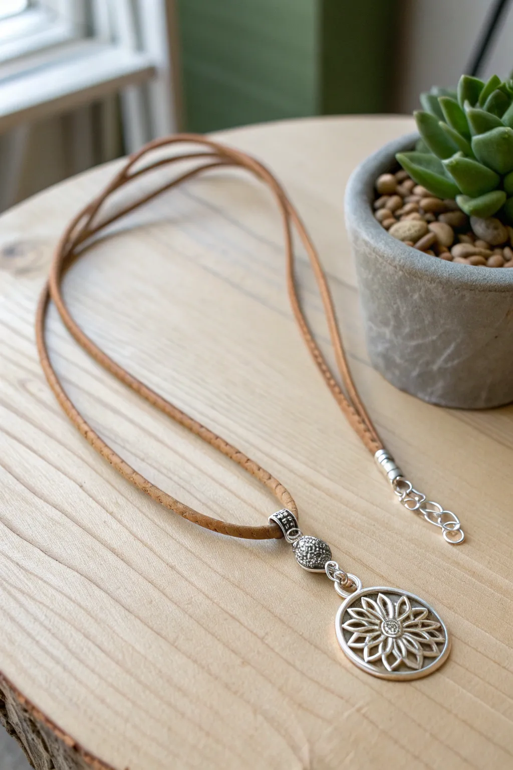 Embrace the effortless elegance of metal and leather for a chic, rustic look.