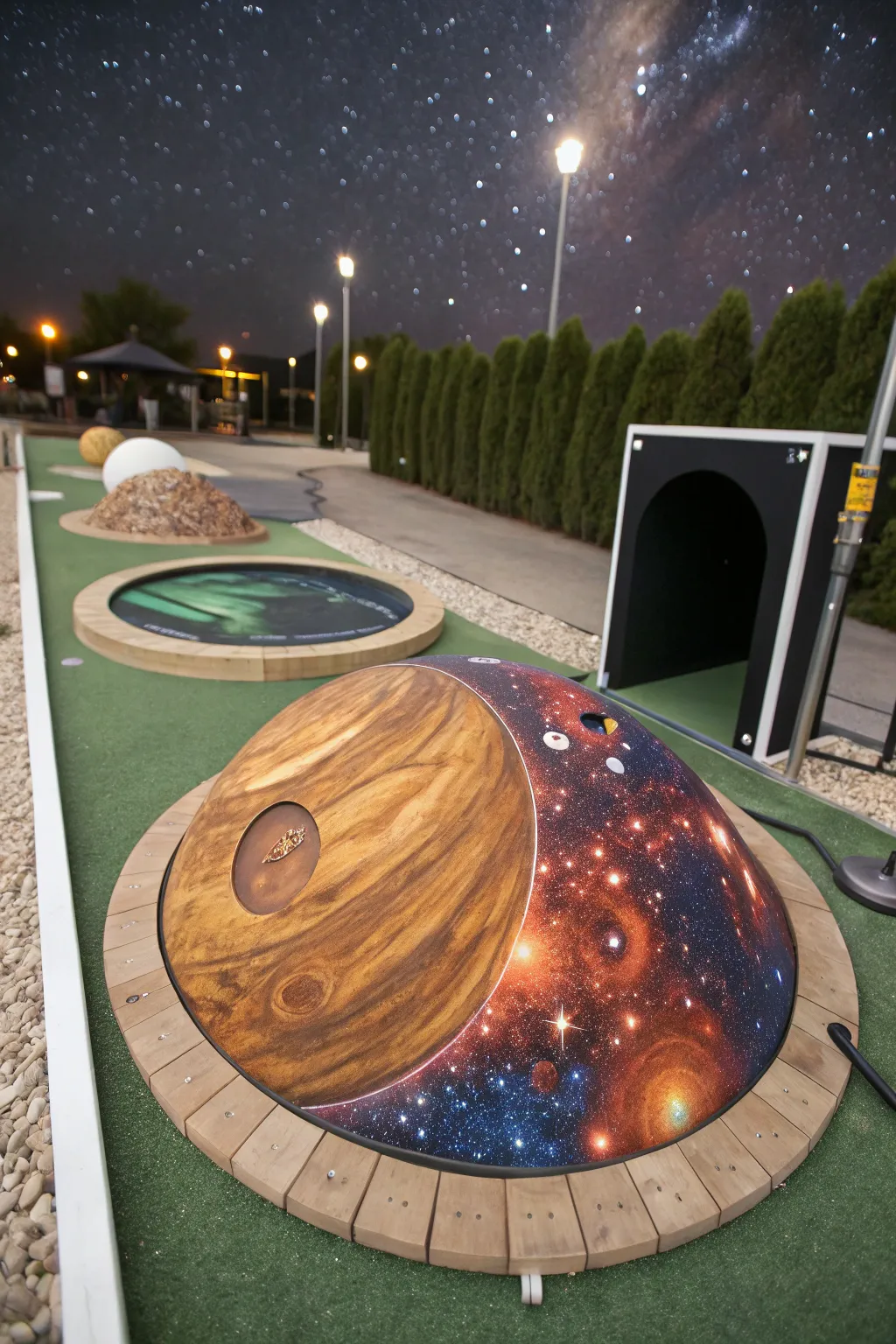 Embark on a Space Odyssey: Where Mini Golf Meets the Cosmos.