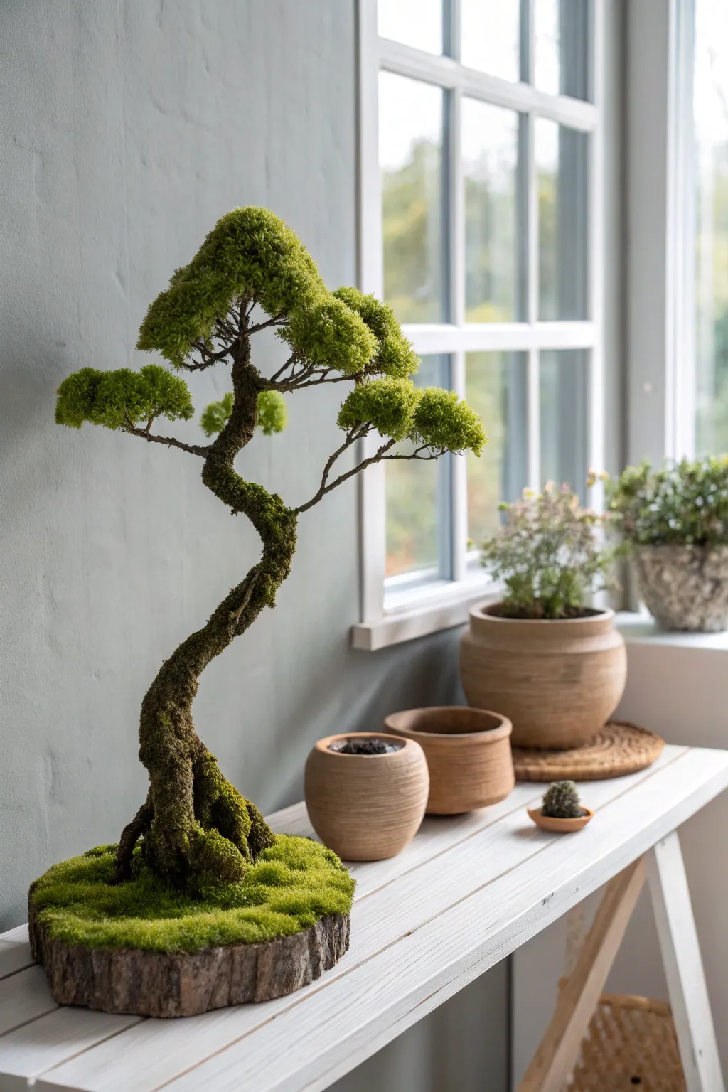 Elevate your space with the natural beauty of moss art—where simplicity meets whimsy.