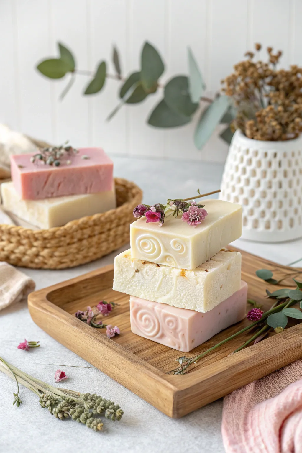 Elevate Mother's Day with artisanal soaps crafted from natural oils, a perfect blend of luxury and simplicity.