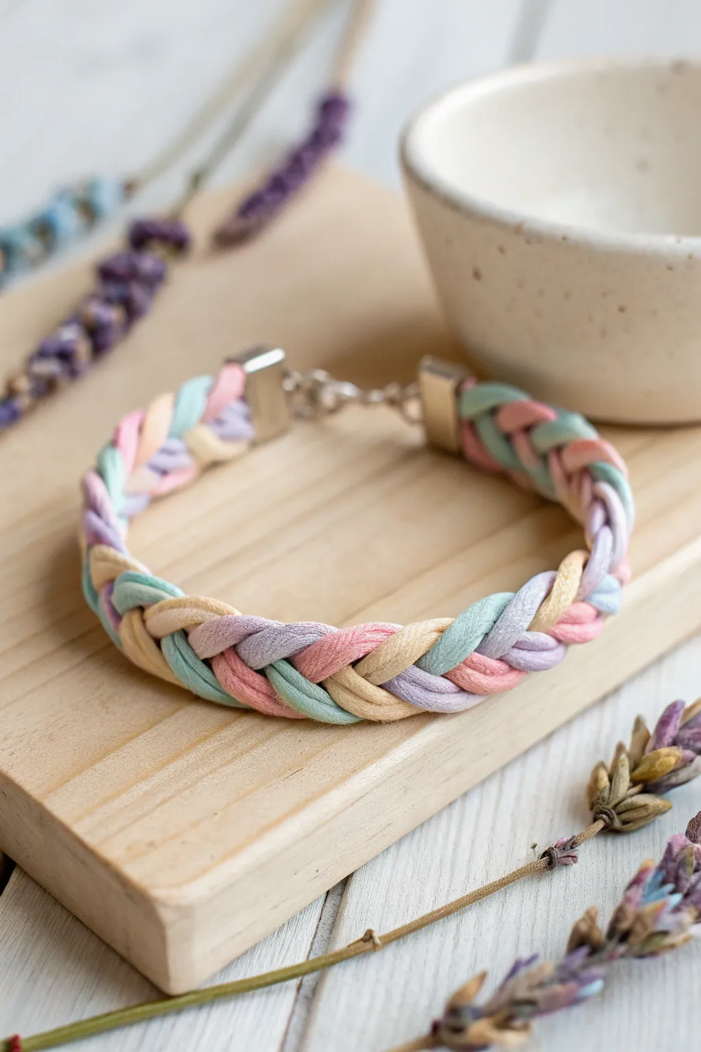 Crafted with love: a chic and eco-friendly bracelet perfect for Mother's Day.