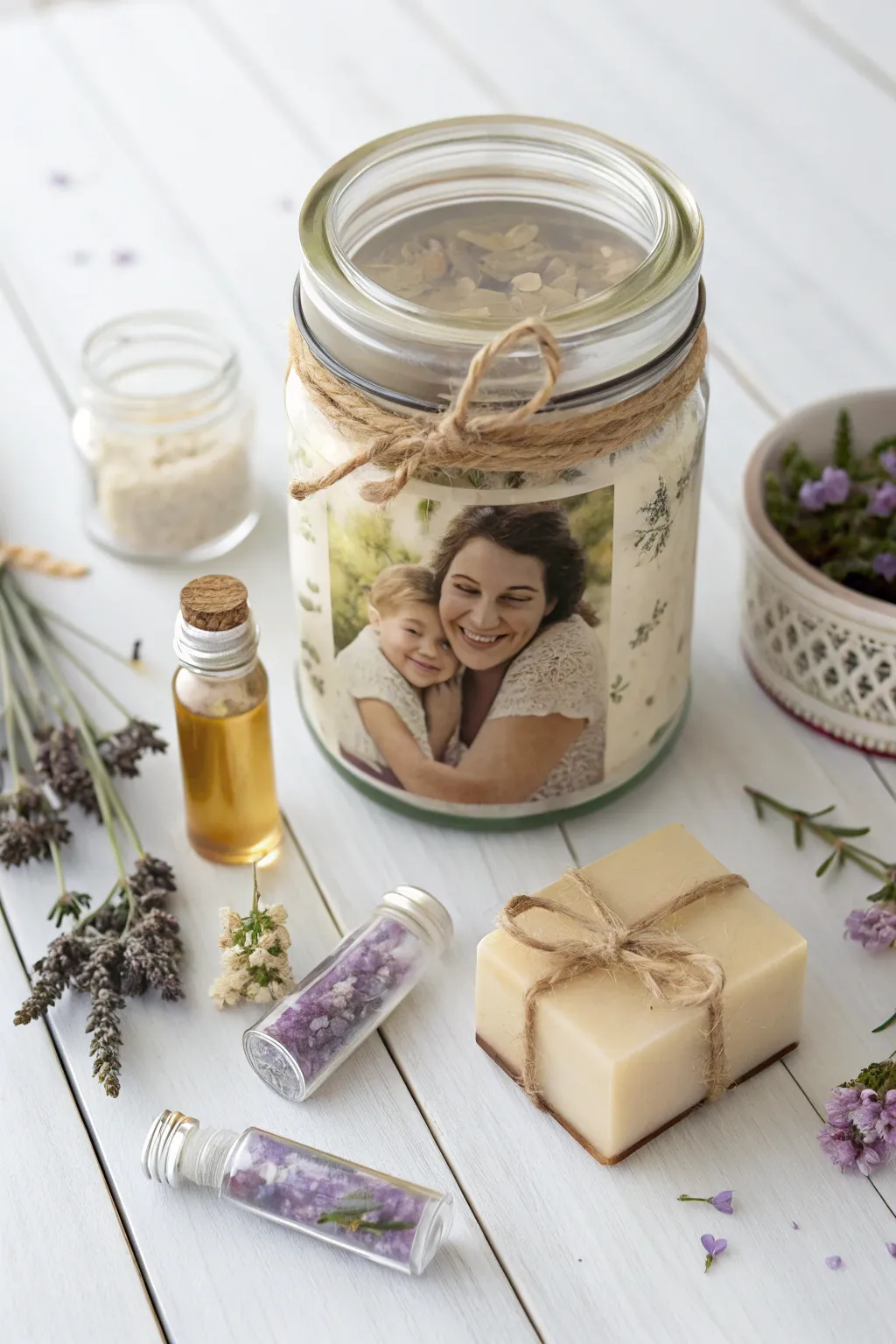 Create a heartfelt keepsake with a Personalized Photo Jar, blending Scandinavian simplicity with boho charm. Perfect for Mother's Day!