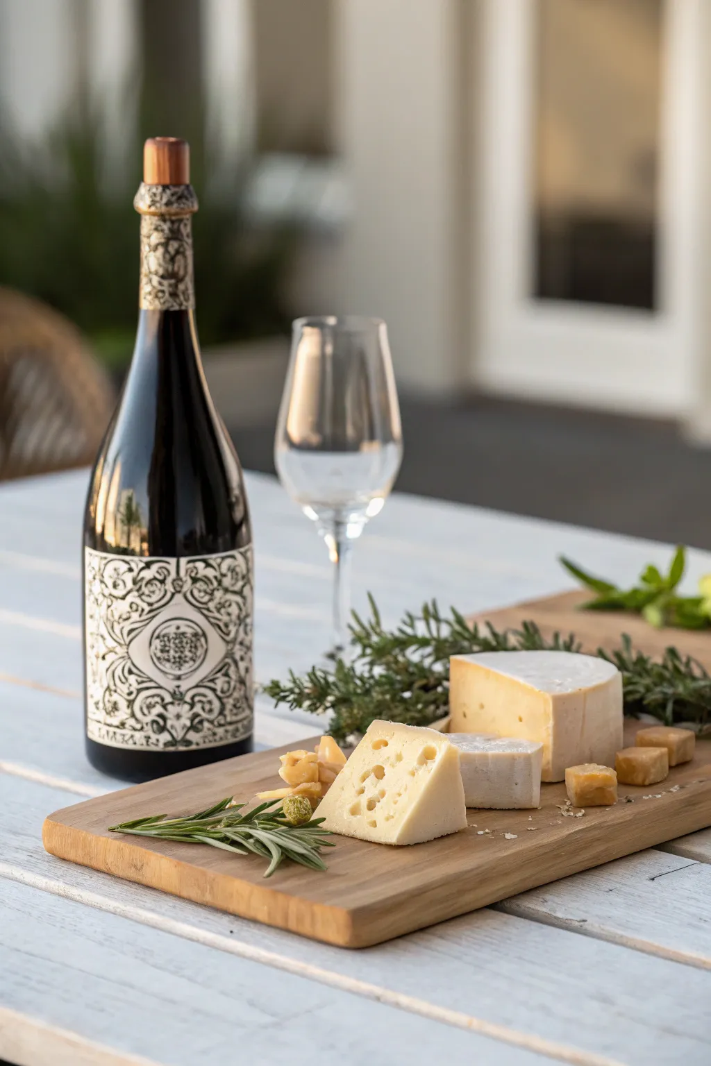Send a cozy night in with a delightful wine and cheese pairing set, perfect for celebrating Mother's Day with simplicity and elegance.