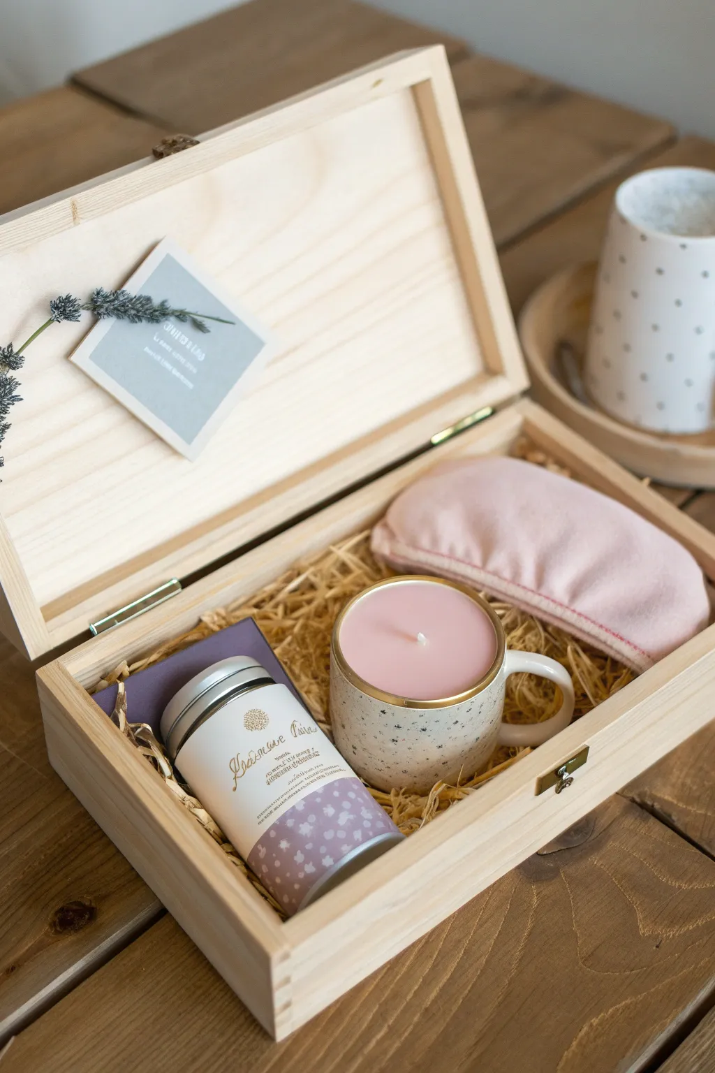 Curate the perfect gift box: A blend of simplicity and elegance for a heartfelt Mother's Day surprise.