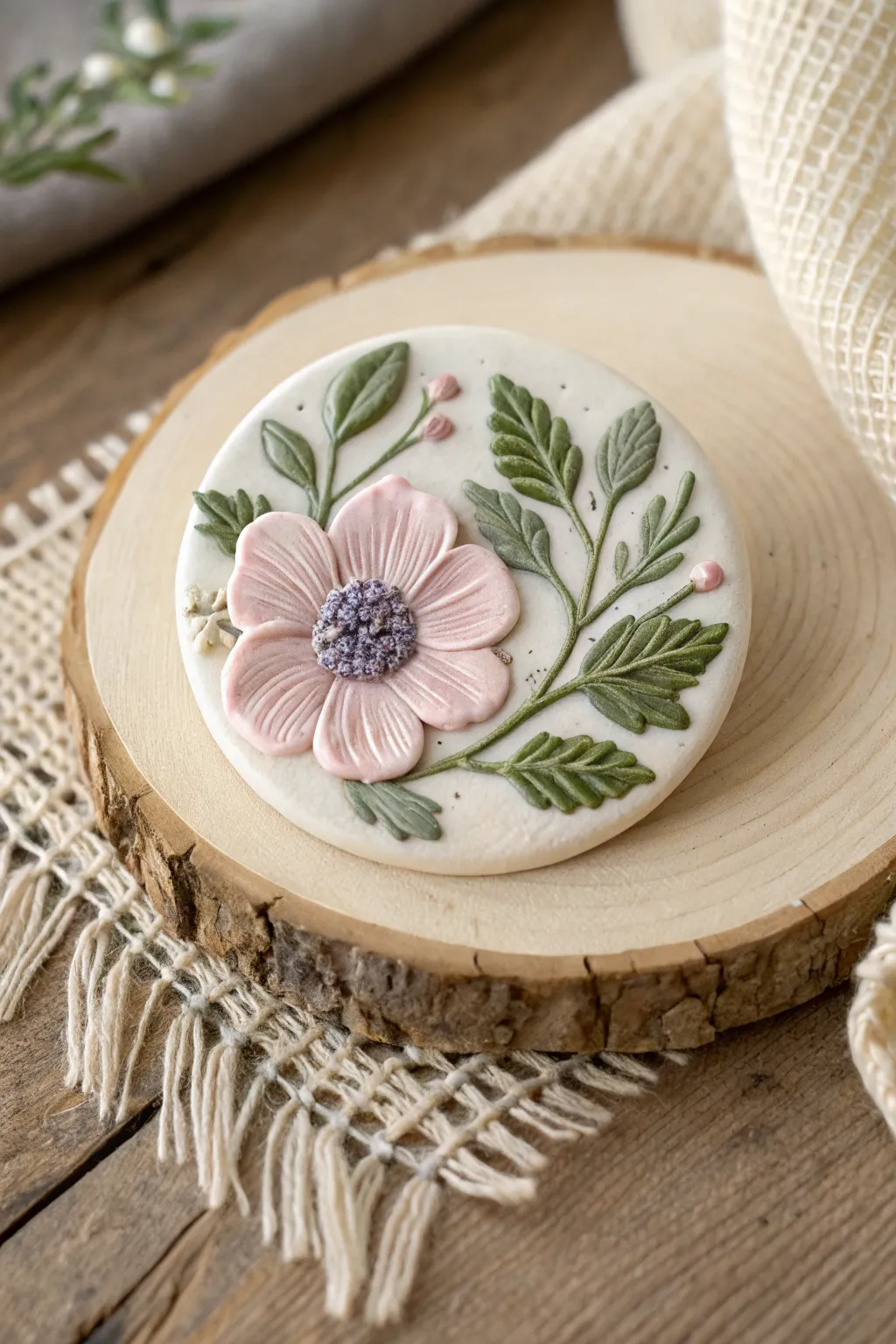 Celebrate Mother's Day with handcrafted clay flower magnets—a touch of natural beauty inspired by mom's garden.