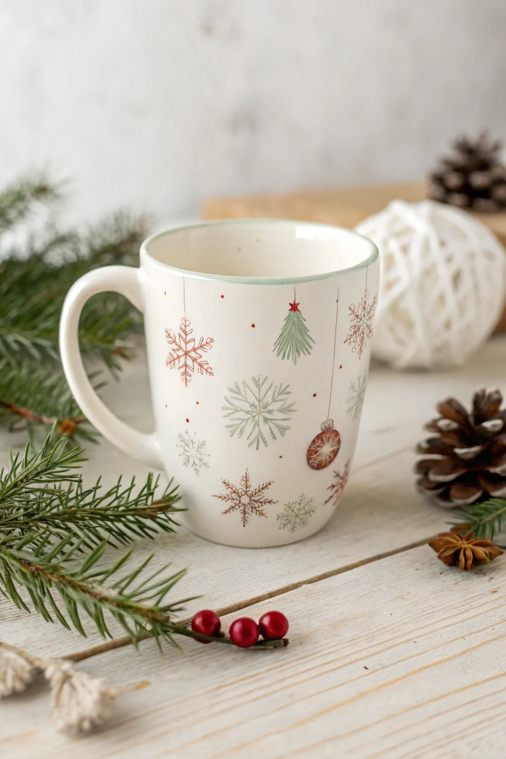 Embrace the season with a touch of handcrafted holiday charm. 🎄☕️
