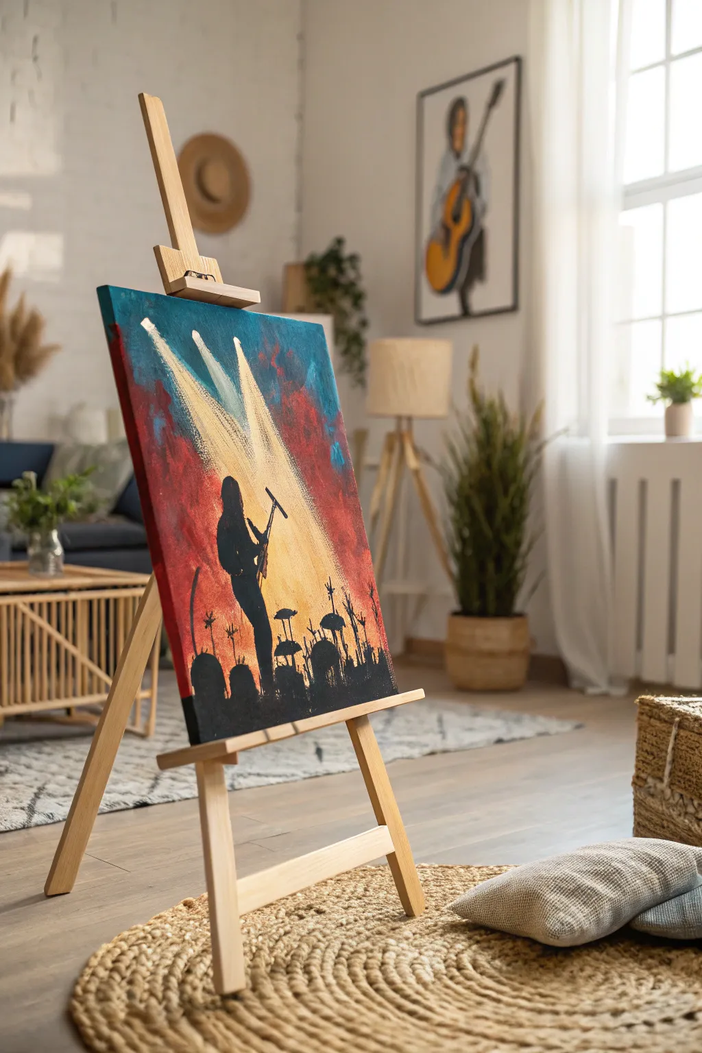 Feel the rhythm on canvas – where music meets art in a symphony of colors.