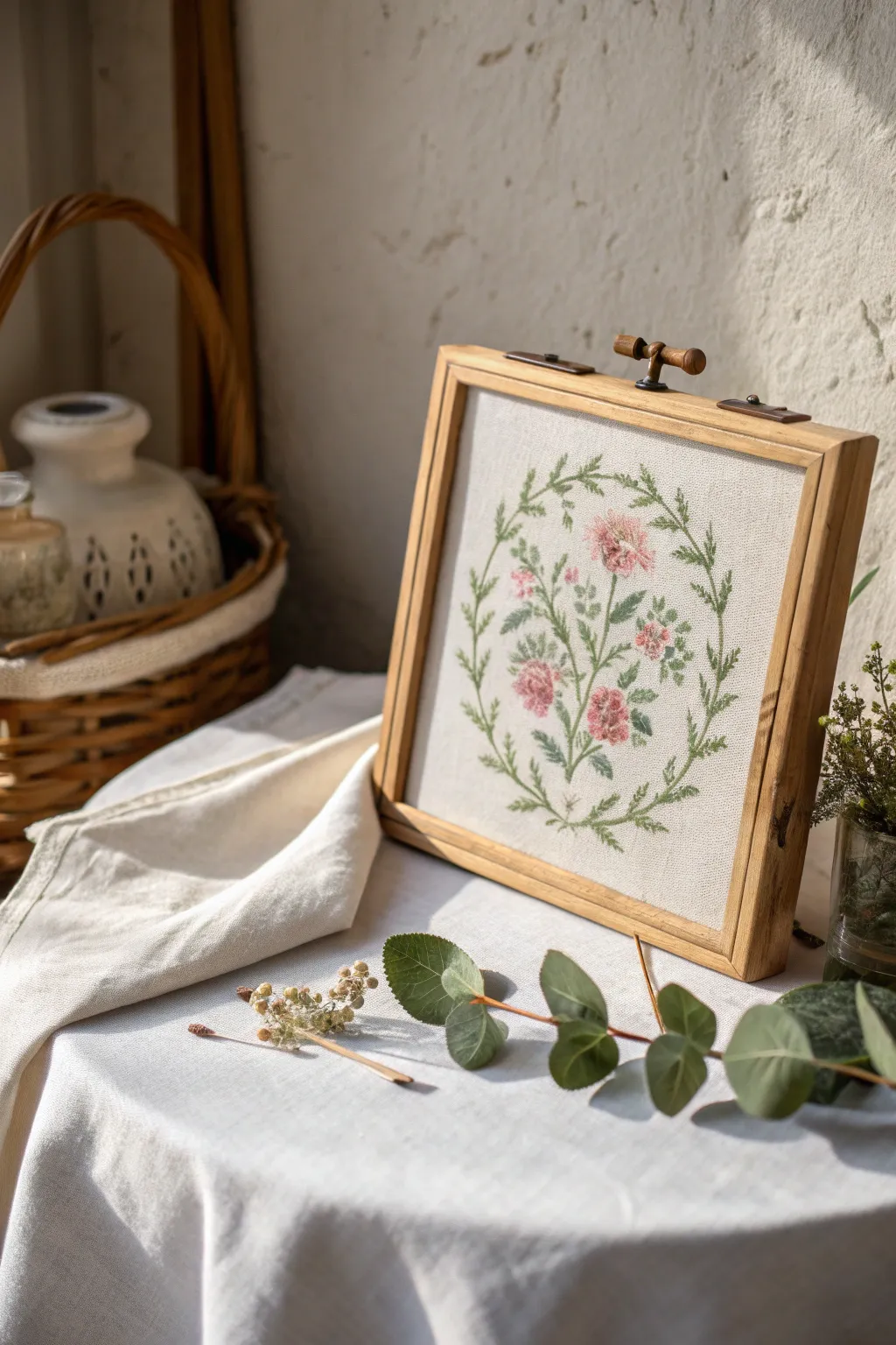 Crafted with love: A needlepoint masterpiece perfect for gifting.