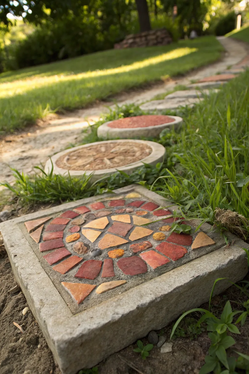 Craft your path with custom stepping stones that tell your story.