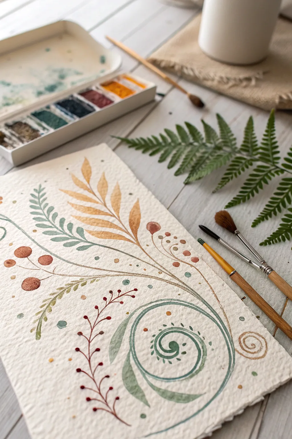 Unleash your creativity with the tactile delight of finger painting. Embrace the simplicity and natural beauty.