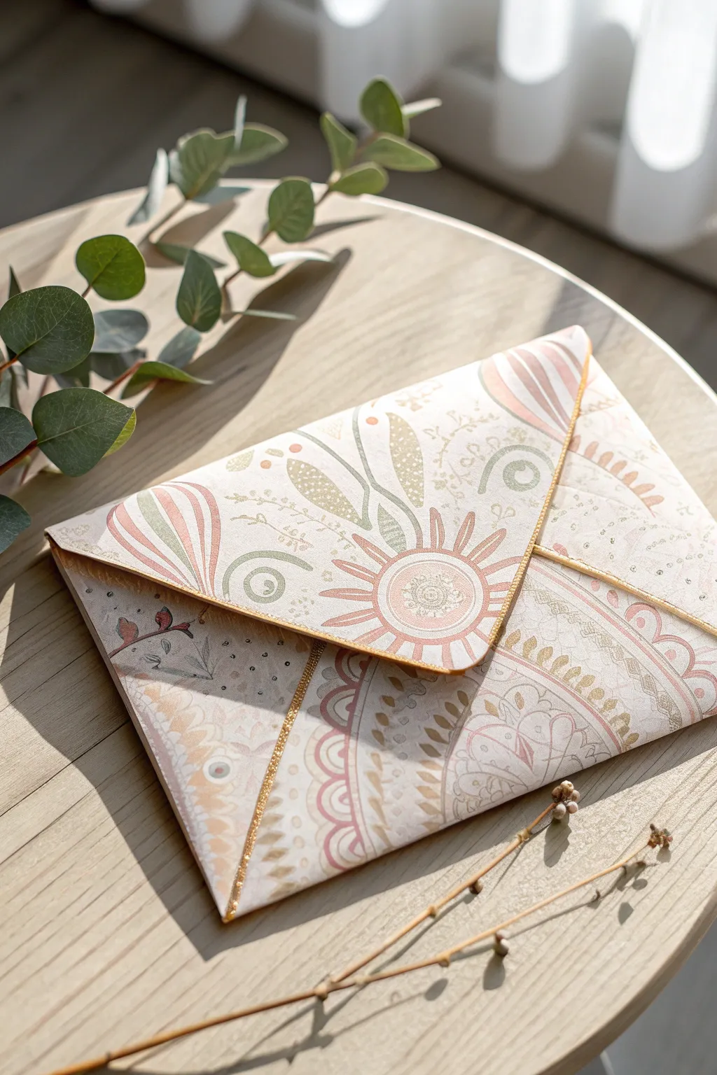 Elevate your correspondence with handcrafted decorative envelopes, where simplicity meets artistic flair.