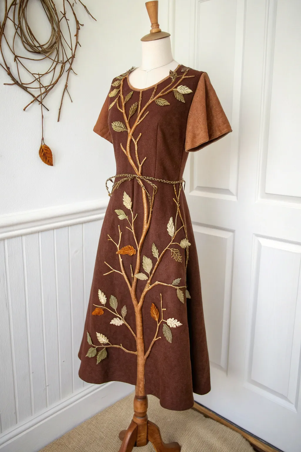 Embrace nature's elegance with this Tree of Life costume—where simplicity meets boho charm.